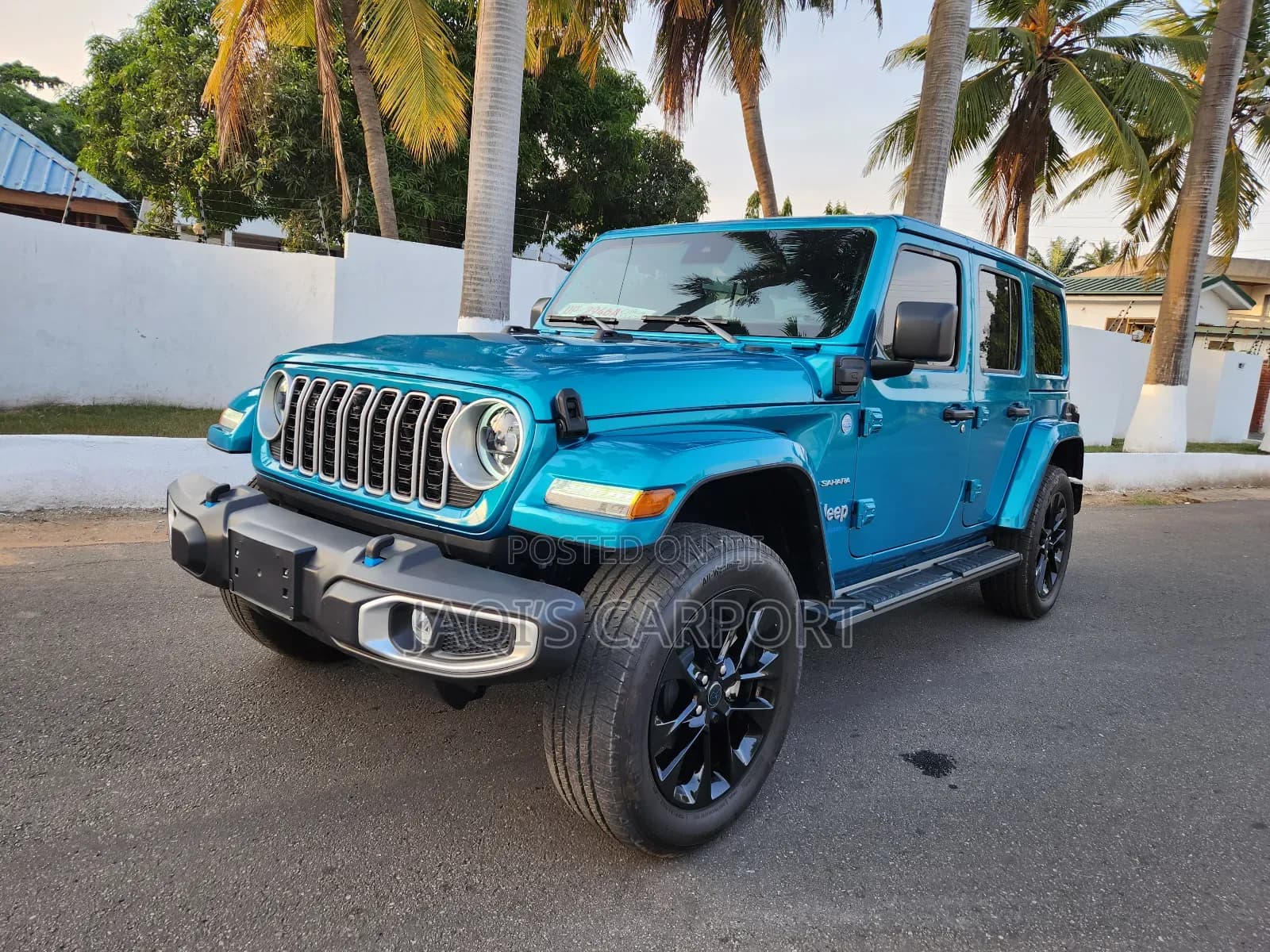 Jeep Wrangler Sahara 4 Door 4x4 Blue-first-image