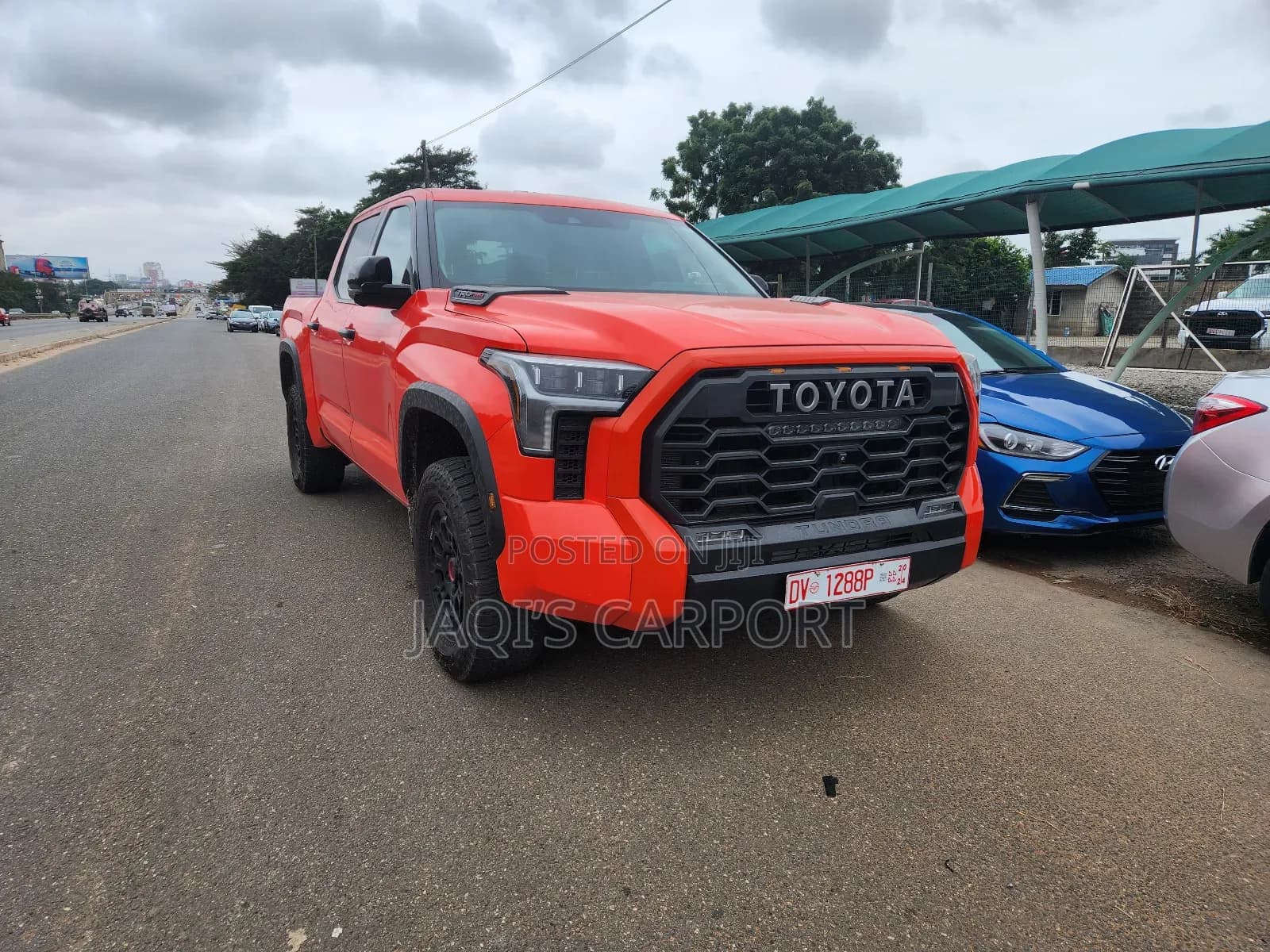 Toyota Tundra Platinum CrewMax 5.5' Bed Orange-first-image